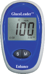 GlucoLeader Enhance Blue Meter